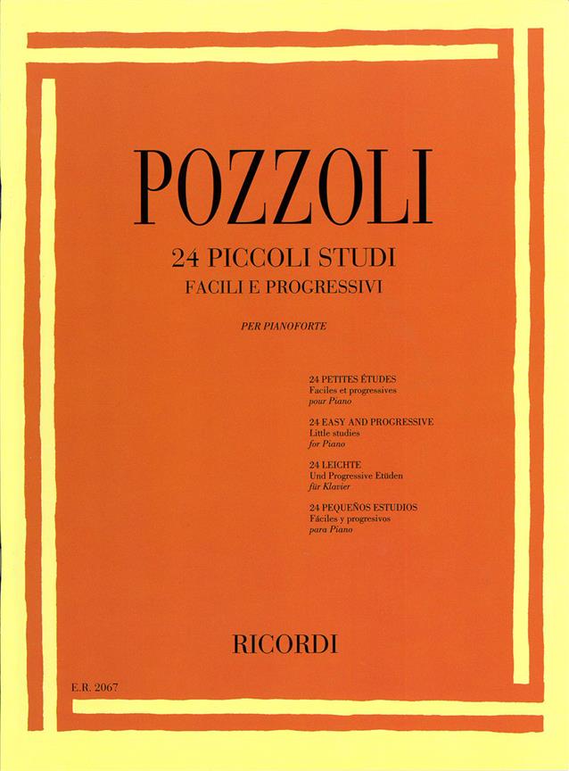 24 Piccoli Studi Facili E Progressivi - pro klavír